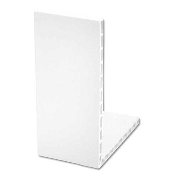White uPVC Rigid Angle Trim White uPVC Rigid Angle Trim - Image 2
