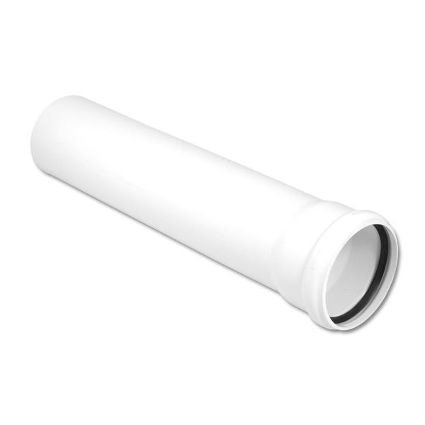 FloPlast White Soil Pipe Single Socket Ended FloPlast White Soil Pipe Single Socket Ended