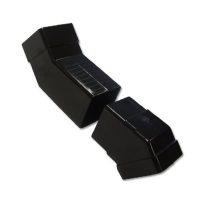FloPlast Black Square Downpipe Offset Bends