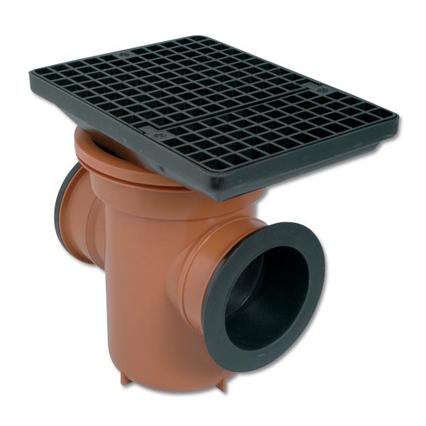 FloPlast Back Inlet Bottle Gully Rectangular Grid FloPlast Back Inlet Bottle Gully Rectangular Grid