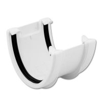 FloPlast White High Capacity Gutter Union