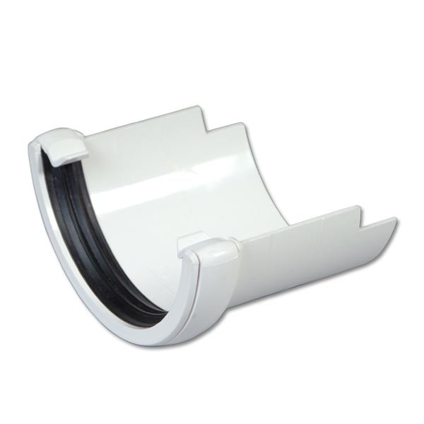 White Half Round to Cast Iron Half Round Gutter Adaptor White Half Round to Cast Iron Half Round Gutter Adaptor