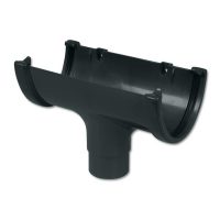 FloPlast Anthracite Grey High Capacity Running Outlet