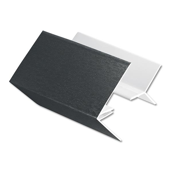 Anthracite Grey uPVC Cladding 2-Part Corner Trim Anthracite Grey uPVC Cladding 2-Part Corner Trim
