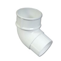 FloPlast White Round Downpipe Off Set Bends