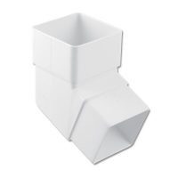 FloPlast White Square Downpipe Off Set Bends