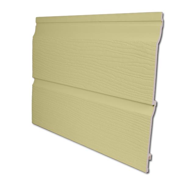 Embossed Double Shiplap Cladding 2 by 150mm (Sand Colour 92) Embossed Double Shiplap Cladding 2 by 150mm (Sand Colour 92)