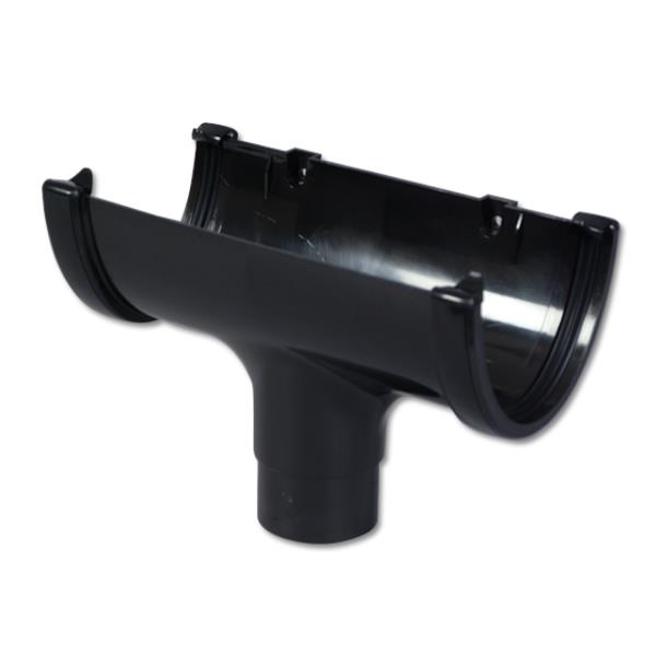 FloPlast Black High Capacity Gutter Running Outlet FloPlast Black High Capacity Gutter Running Outlet