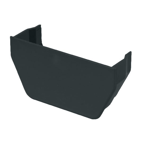 Floplast Anthracite Grey Square Gutter Stop Ends Floplast Anthracite Grey Square Gutter Stop Ends
