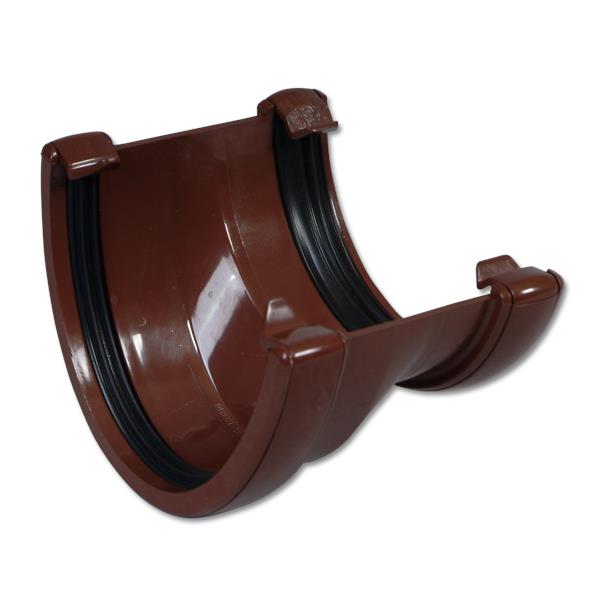 FloPlast Brown High Capacity to Half Round Gutter Adaptor FloPlast Brown High Capacity to Half Round Gutter Adaptor