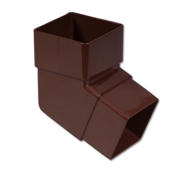 FloPlast Brown Square Downpipe Offset Bends FloPlast Brown Square Downpipe Offset Bends - Image 3