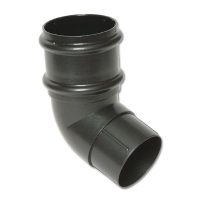 FloPlast Cast Iron Style Round Downpipe Offset Bend