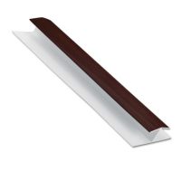 Rosewood uPVC Centre Joint Cladding Trim