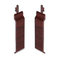 Rosewood uPVC Open-V Cladding Joint Cover (100mm)