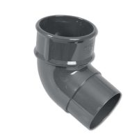FloPlast Grey Round Downpipe Off Set Bends