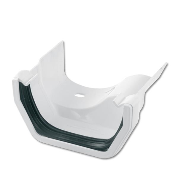 FloPlast White Square to Cast Iron Ogee Gutter Adaptor FloPlast White Square to Cast Iron Ogee Gutter Adaptor
