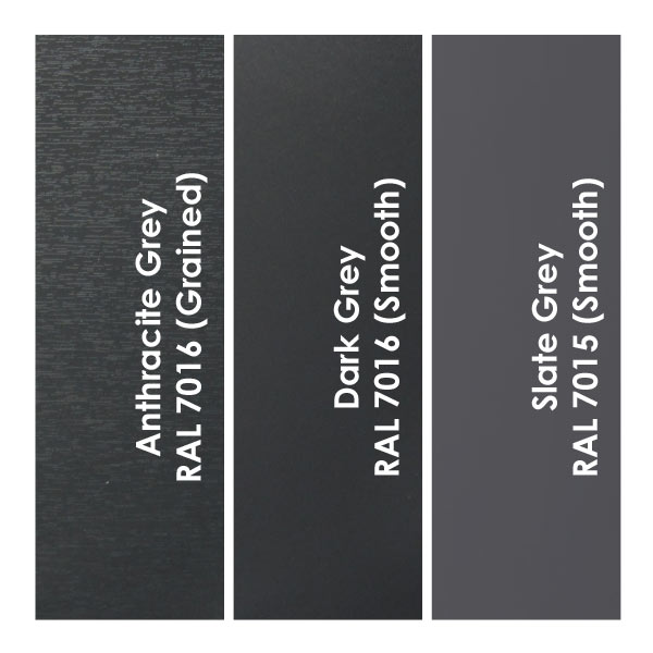 Slate Grey uPVC Rectangle Trim Slate Grey uPVC Rectangle Trim