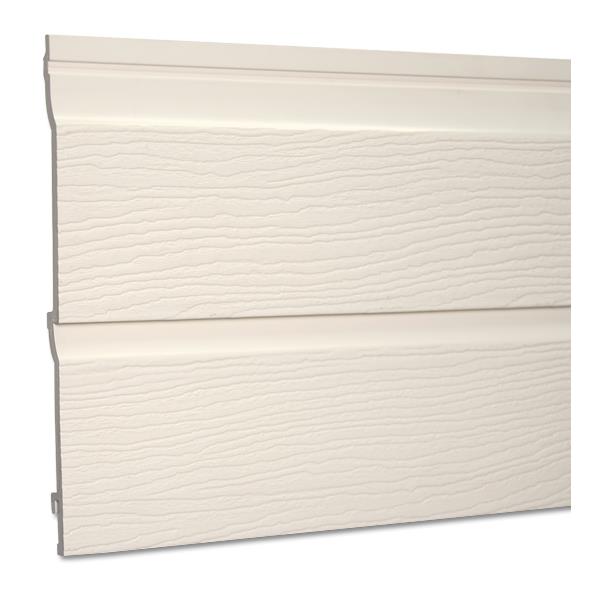 Embossed Cream Double Shiplap Cladding 2 by 150mm Embossed Cream Double Shiplap Cladding 2 by 150mm