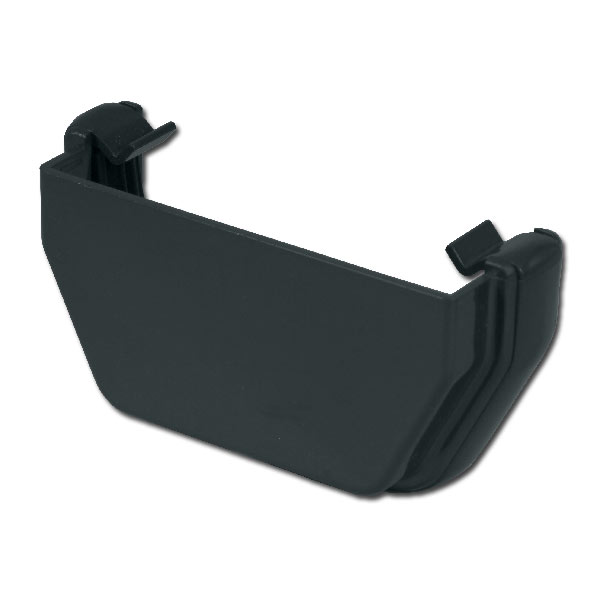 Floplast Anthracite Grey Square Gutter Stop Ends Floplast Anthracite Grey Square Gutter Stop Ends
