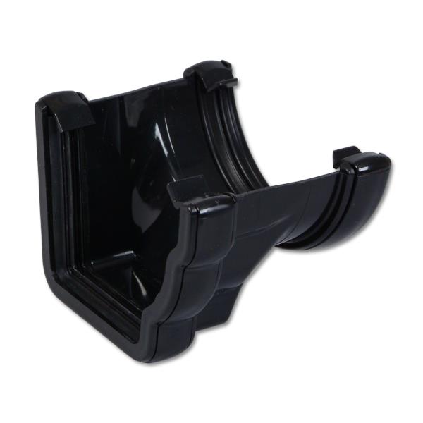 FloPlast Black Ogee to Half Round Gutter Adaptor FloPlast Black Ogee to Half Round Gutter Adaptor