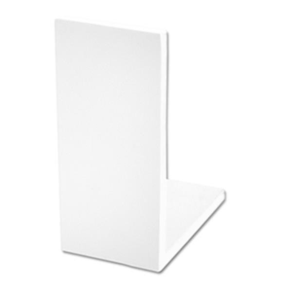 White uPVC Rigid Angle Trim White uPVC Rigid Angle Trim