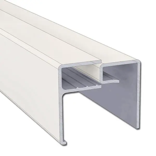 White 2 Part U-Channel White 2 Part U-Channel